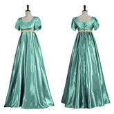 Damen Empire Taille Kleid Regency Ballkleid 19. Jahrhundert Satin Vintage Kleider Viktorianische BallkleiderKleider Kostüm